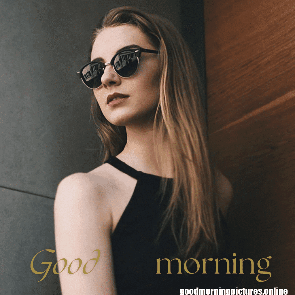 30+ Beautiful Girls Good Morning Images in Latest Fashion 21 Elegant lady good morning pictures