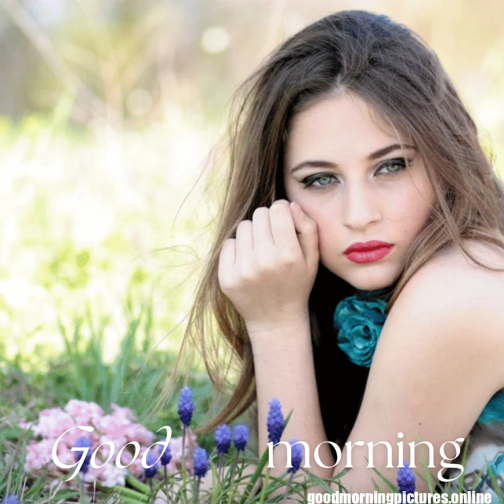 30+ Beautiful Girls Good Morning Images in Latest Fashion 29 Glamorous woman good morning greetings