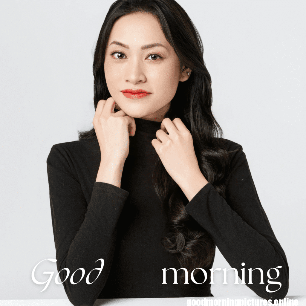 30+ Beautiful Girls Good Morning Images in Latest Fashion 32 Glamorous woman good morning greetings