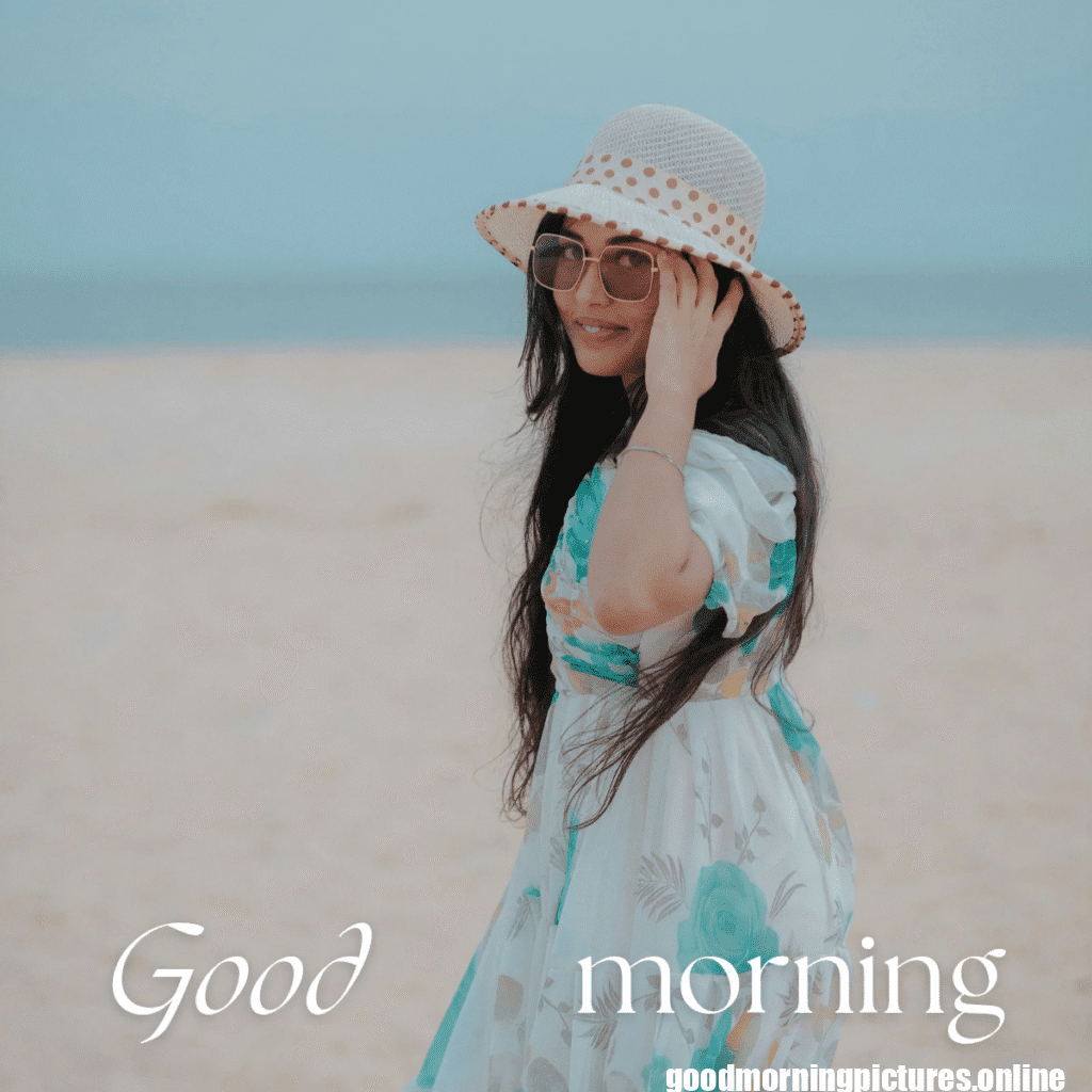 30+ Beautiful Girls Good Morning Images in Latest Fashion 33 Glamorous woman good morning greetings