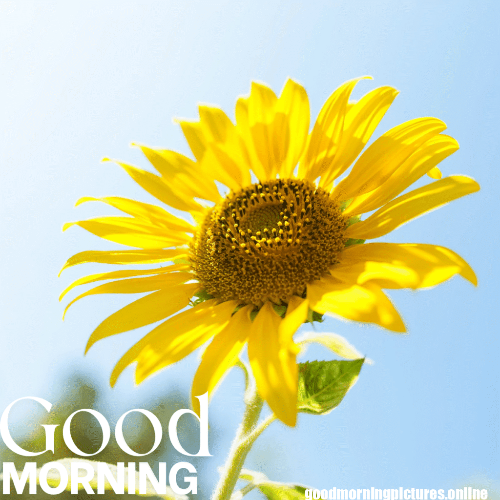 30+ Sunflower Good Morning Images for flower lover in 2025 27 Lovely Sunflower Good Morning Pic