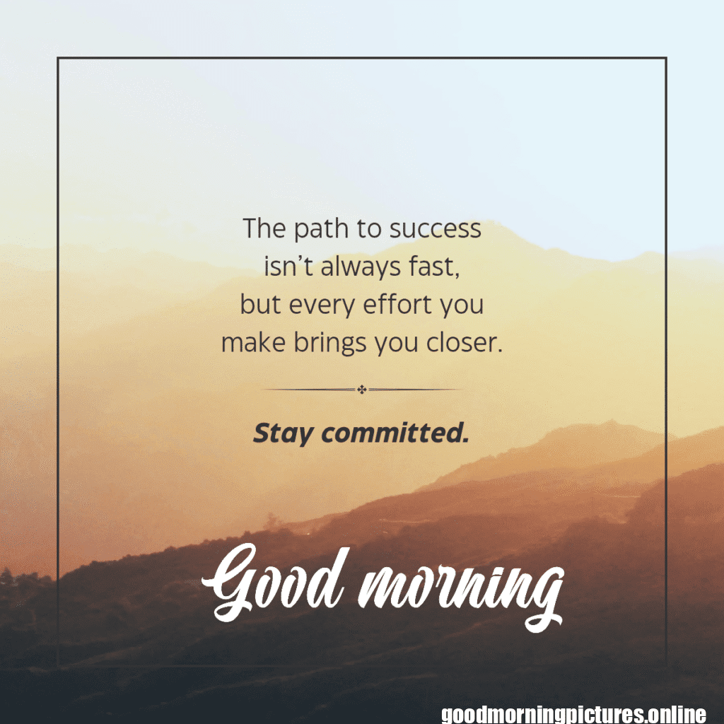 Success Good Morning Images