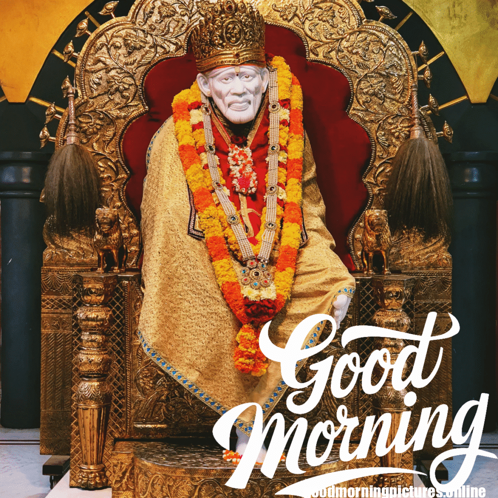 Good Morning Sai Baba Images for peaceful mind 1 Sai Baba Good Morning Pics
